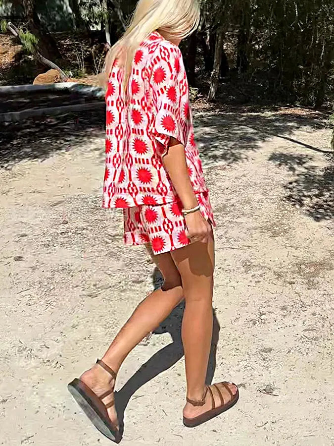 Vrouwenzomerjurk Vrijetijdskleding Set Casual