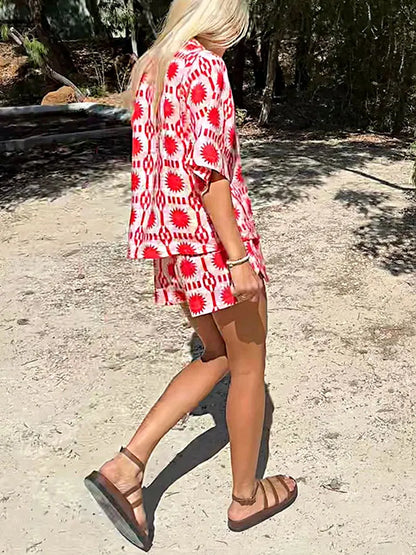 Vrouwenzomerjurk Vrijetijdskleding Set Casual