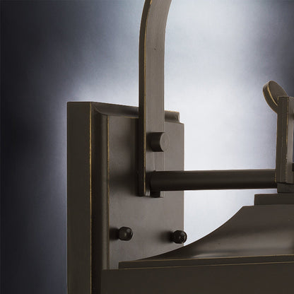 Buitenlamp Wandlamp Klassiek Lantaarn Olde Bronze Aluminium 55cm