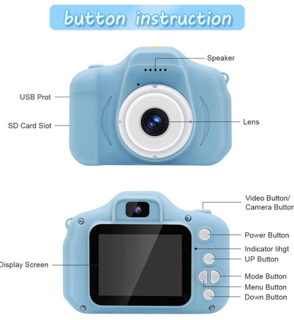 Mini Camera Vintage Digitale Camera Compact 1080P Kindercamera Met Scherm En Filters