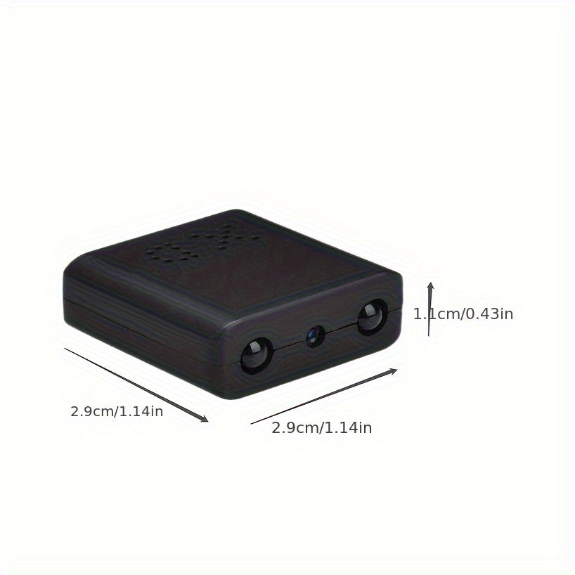 Compacte Beveiligingscamera Full HD met Nachtzicht en Bewegingsdetectie voor Veilig Wonen Thuis Binnen Buiten