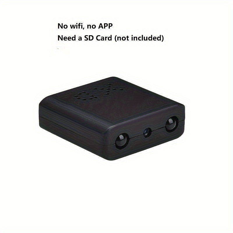 Compacte Beveiligingscamera Full HD met Nachtzicht en Bewegingsdetectie voor Veilig Wonen Thuis Binnen Buiten