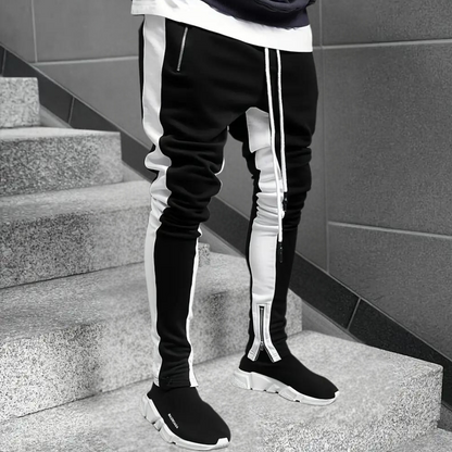 Heren Joggingbroek Elastisch Comfortabel met Zijslit