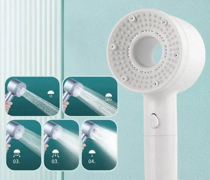 Handdouche met 5 Verstelbare Standen – Waterbesparende Douchekop met Verhoogde Druk – Badkameraccessoire voor Zwakke Waterdruk