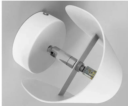 Wandlamp Up Down LED Binnen Aluminium Zwart Wit G4