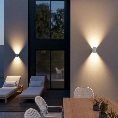 Wandlamp Up Down LED Binnen Aluminium Zwart Wit G4