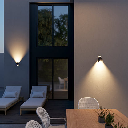 Wandlamp Up Down LED Binnen Aluminium Zwart Wit G4