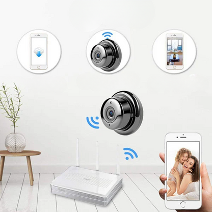 Discreet HD Beveiligingscamera 1080p met Magnetische Montage Draadloos Wifi Nachtzicht Bewegingsdetectie