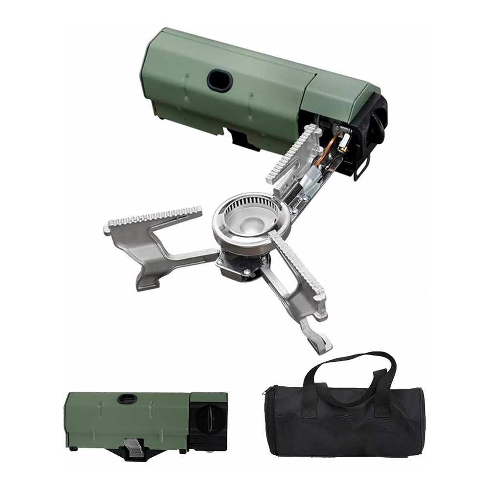 Draagbaar Campingfornuis voor Warme Maaltijden Onderweg – Compact en Opvouwbaar Kookstel – Ideaal voor Kamperen Wandelen Picknick – Aluminium Butaan Propaan Camping Kooktoestel