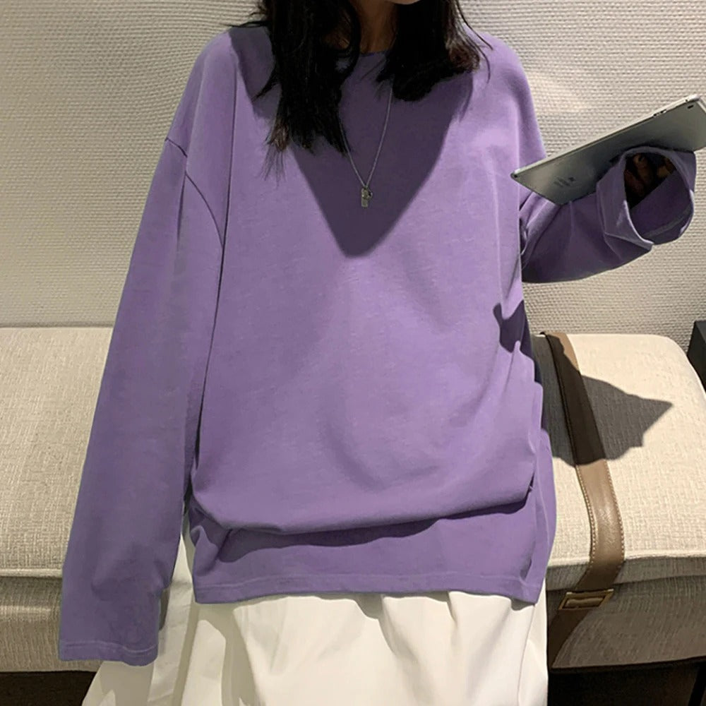 Dames Oversized Katoen Shirt Lange Mouw Casual - StudioMarella