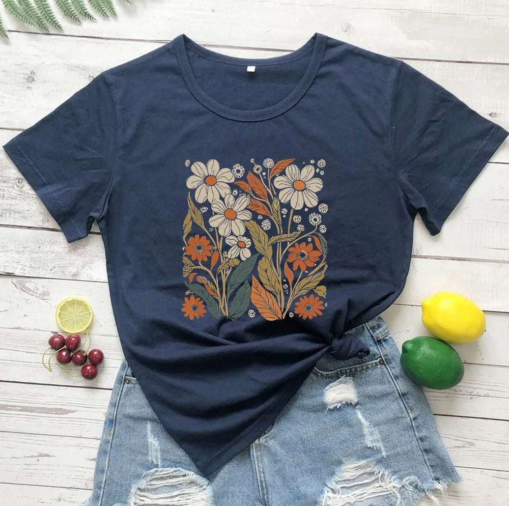 Vrouwen Bloemen Shirt Bloemige Zomer Jurk Stijl