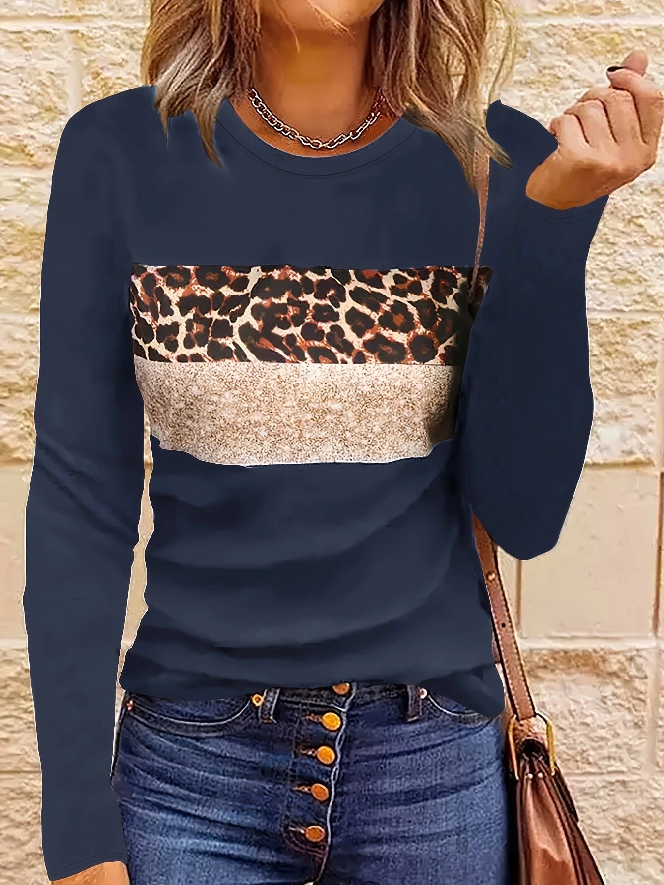 Dames Shirts Luipaardprint Chic en Elegант - StudioMarella