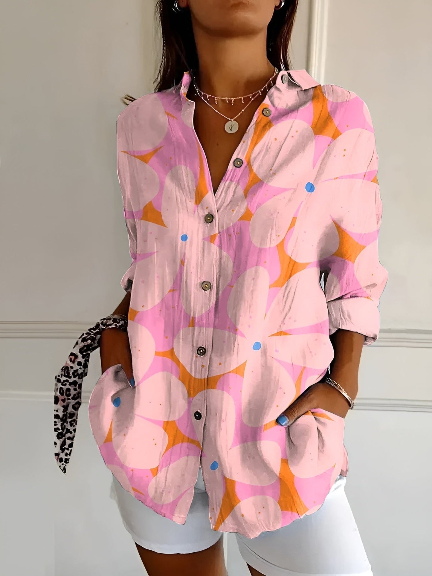 Variant image for Amara | Camicia Abbottonata – Cotone Leggero-33