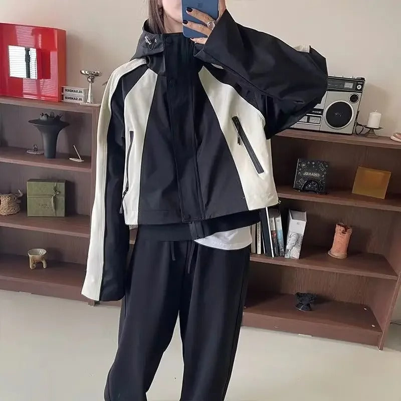 Dames Waterdichte Windbreaker Met Capuchon - StudioMarella