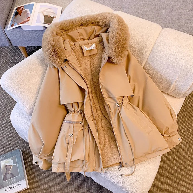 Waterdichte Fleece Jas met Capuchon Warm en Gevoerd - StudioMarella