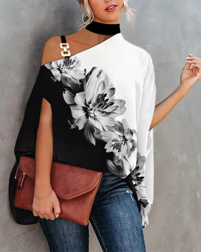 Vrouwelijke Off-the-Shoulder Top Elegant en Chic - StudioMarella