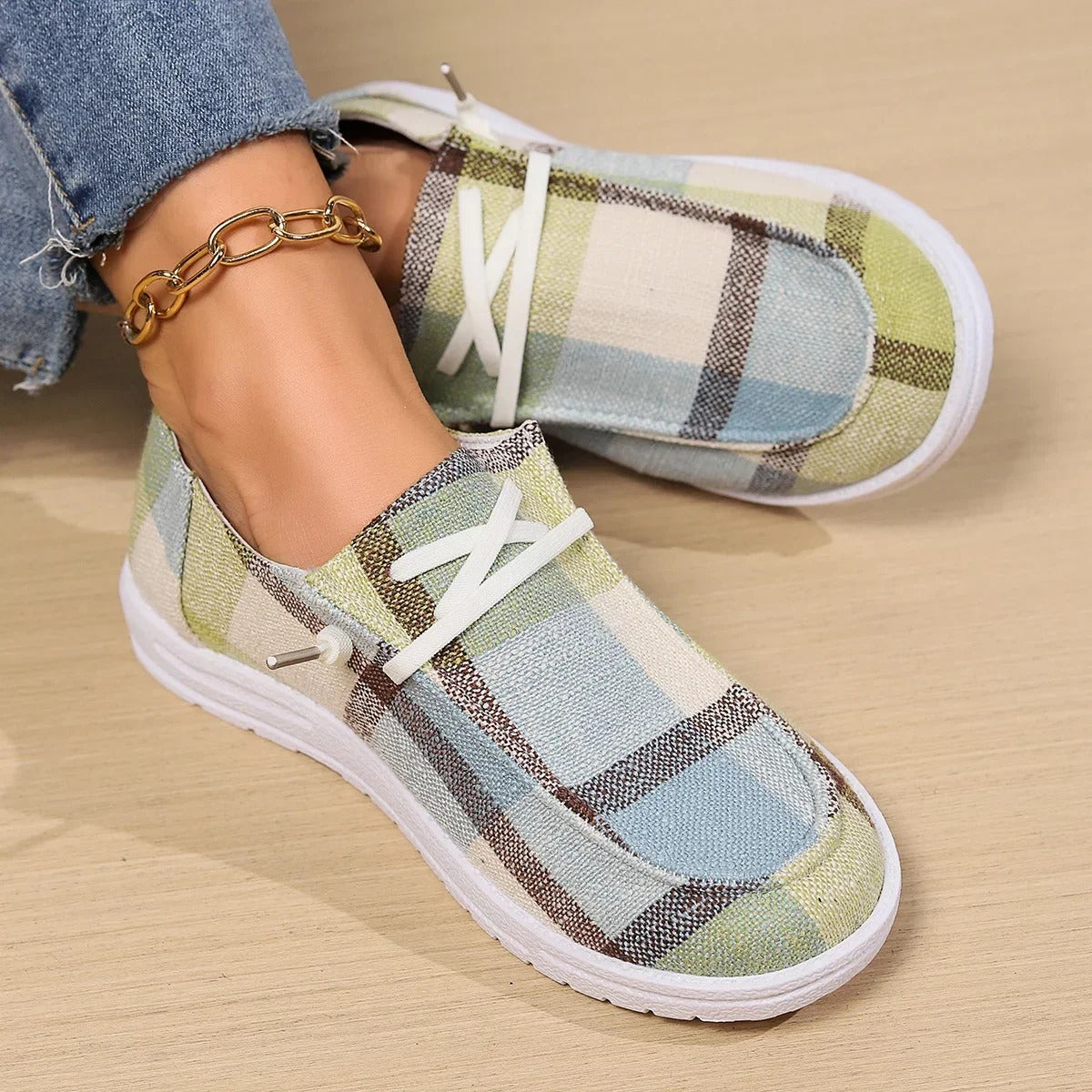 Dames Sneakers Lichtgewicht Comfortabele Canvas Schoenen - StudioMarella