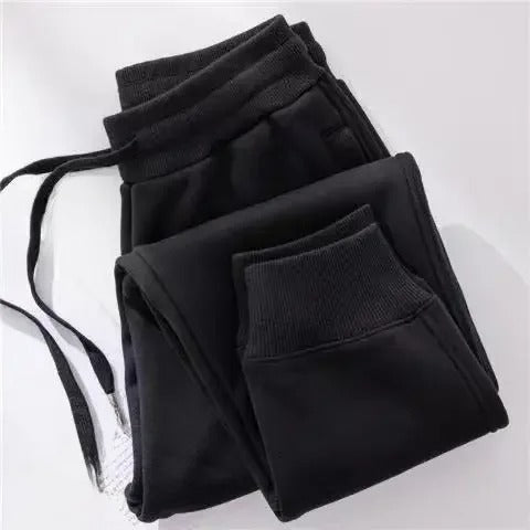 Dames Fleece Broek Warme Elastische Lange Broek voor Vrouw