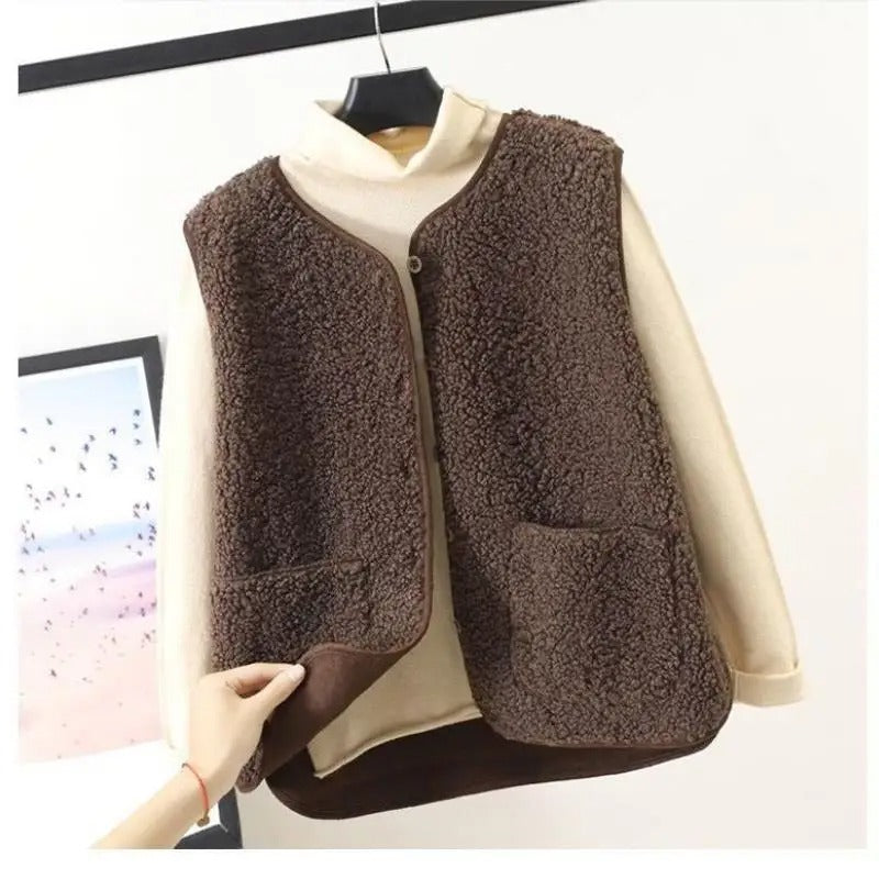 Dames Vest Wollen Warme en Stijlvolle Trui