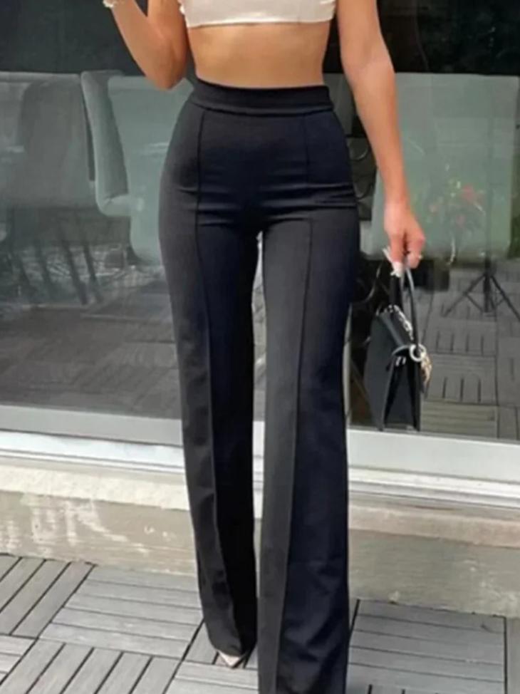 Dames Broek Wijd Uitlopende Slanke Stijl - StudioMarella