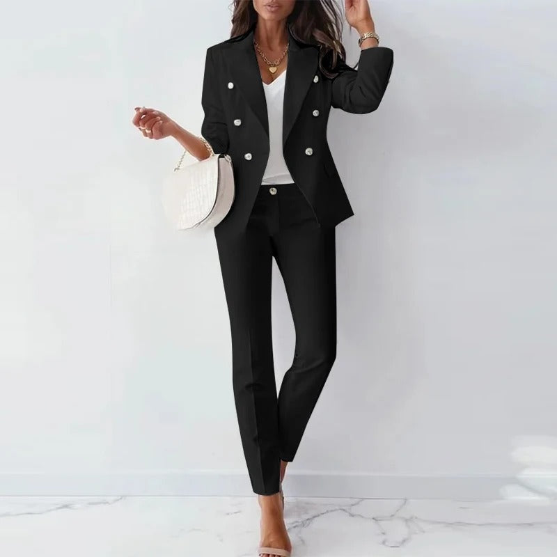 Dames Kleding Set - Elegante Katoen Zakelijke Jurk - StudioMarella