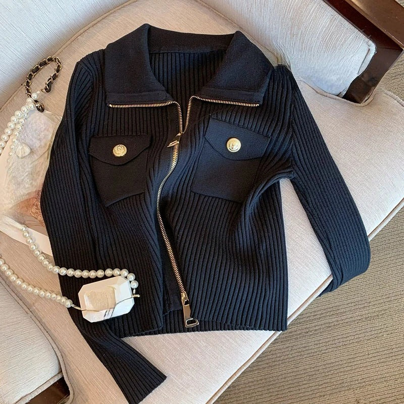 Dames Sweater Gebreid Slim Fit Klassiek Design - StudioMarella