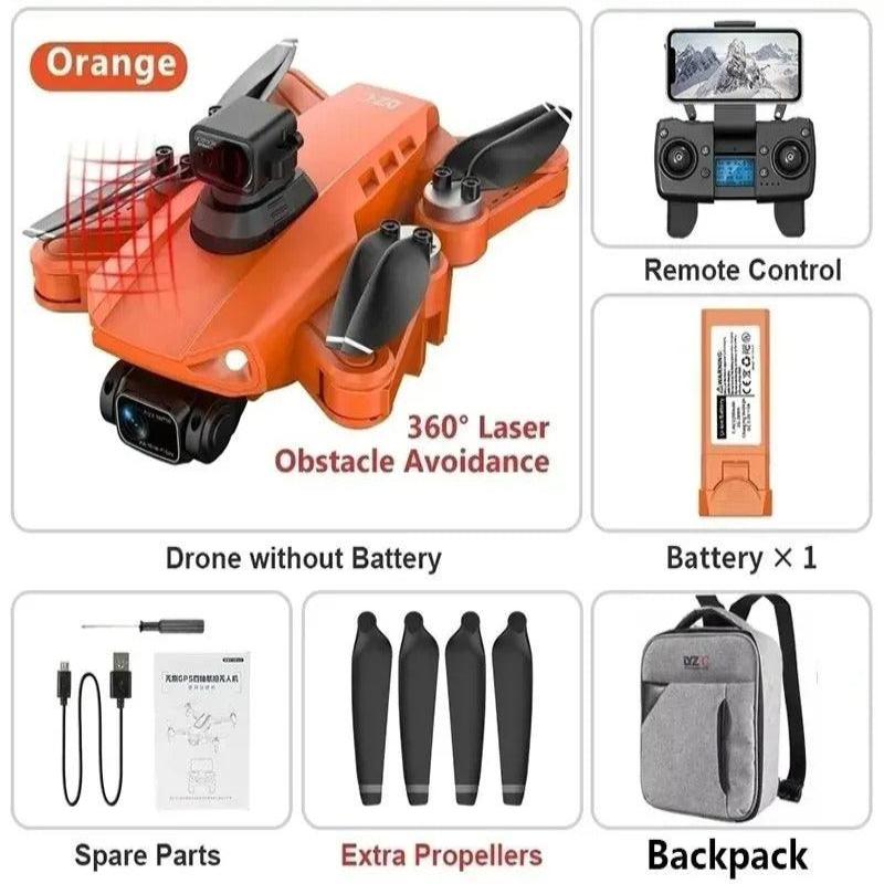 Professionele Camera Drone met 8K Dual Camera en GPS-stabilisatie – Borstelloze Motoren