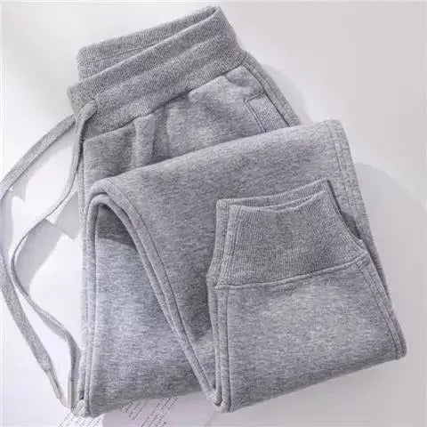 Dames Fleece Broek Warme Elastische Lange Broek voor Vrouw