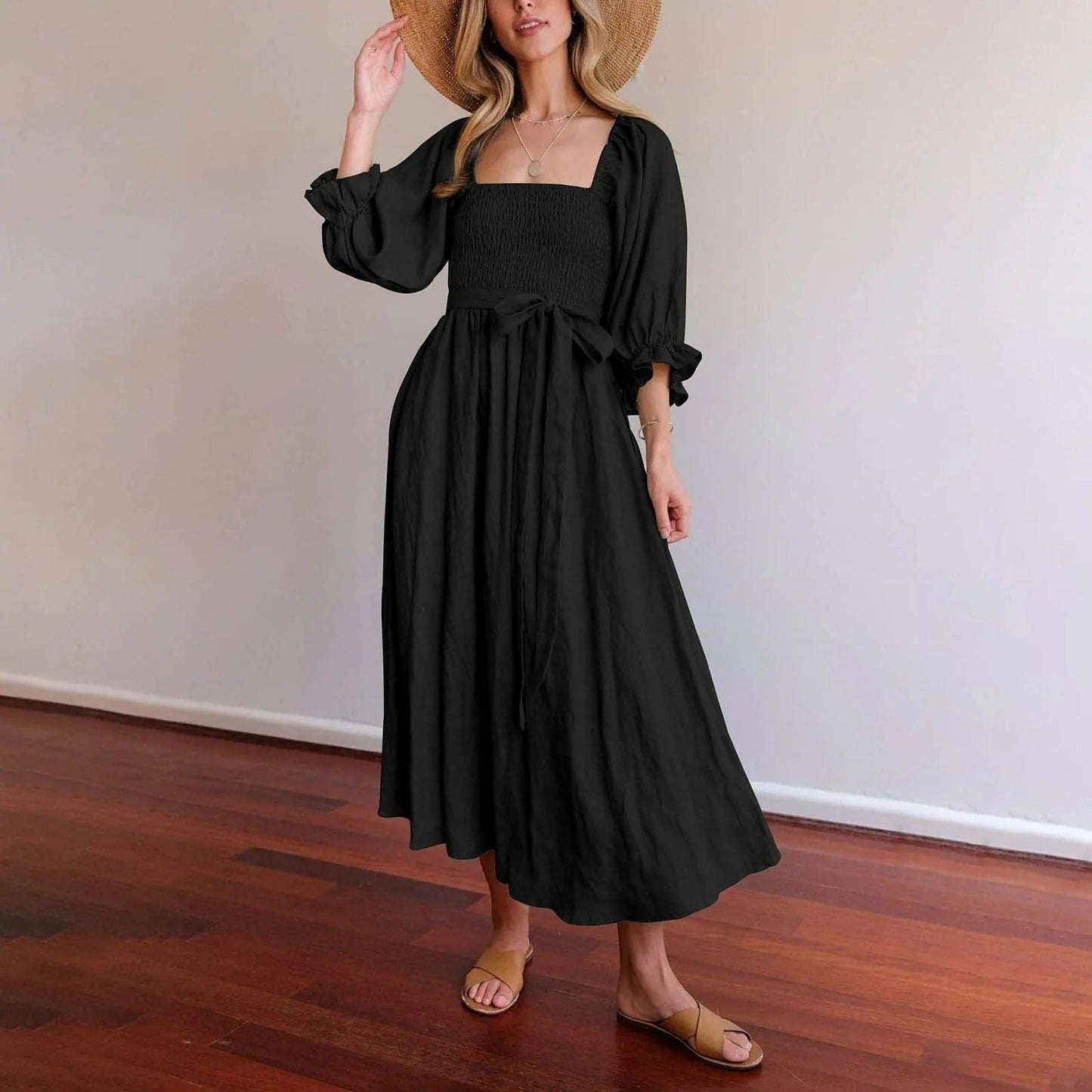 Korte Damesjurk Elegante Zomerjurk voor Vrouw