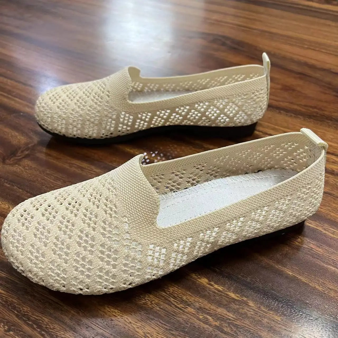 Dameschoenen Plat Laag Hak Stijlvol Leer