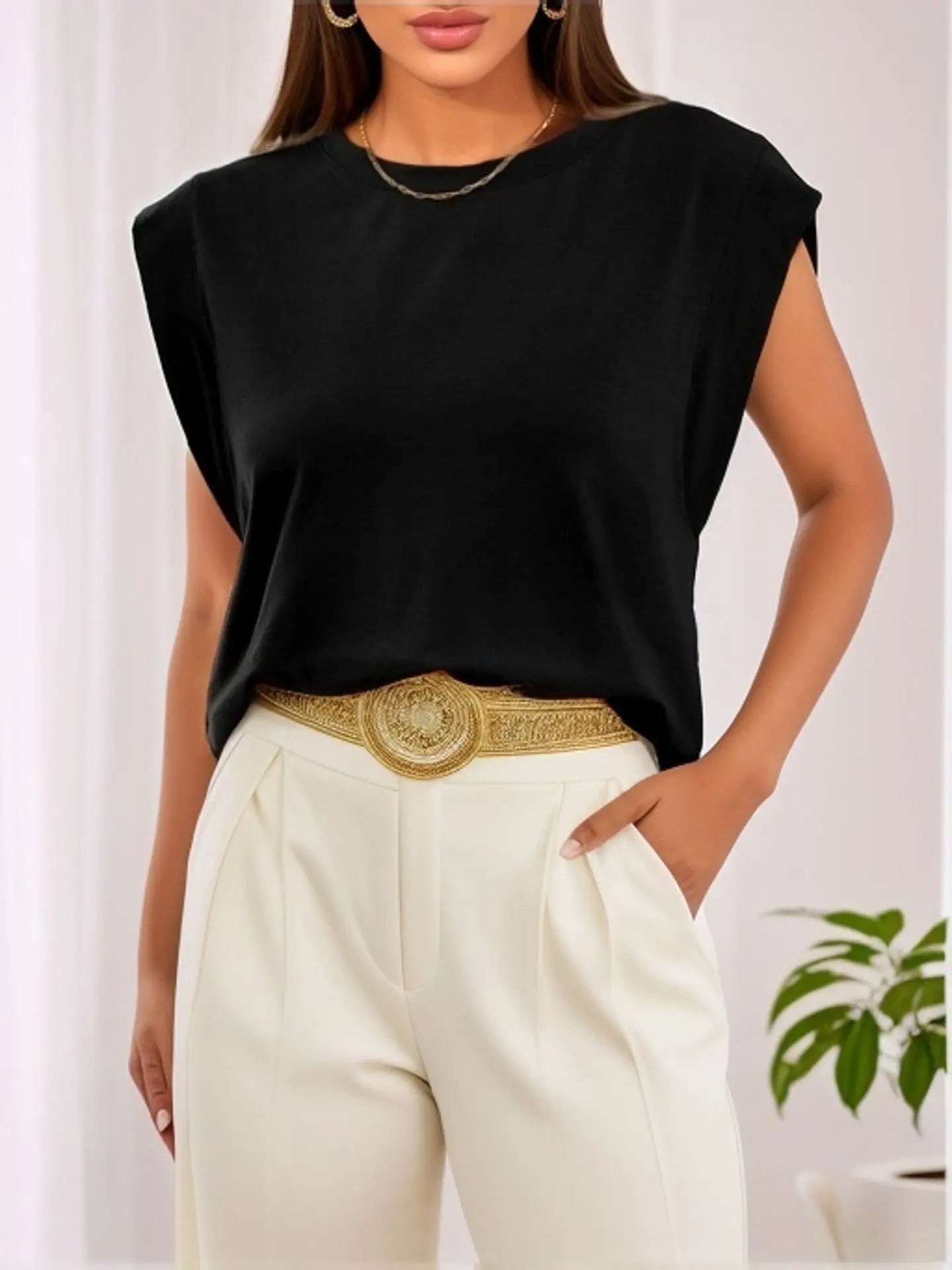 Dames T-shirt Gestreept Theodore Stijl → Theodore Dames T-shirt Gestreepte Klassieke Stijl
