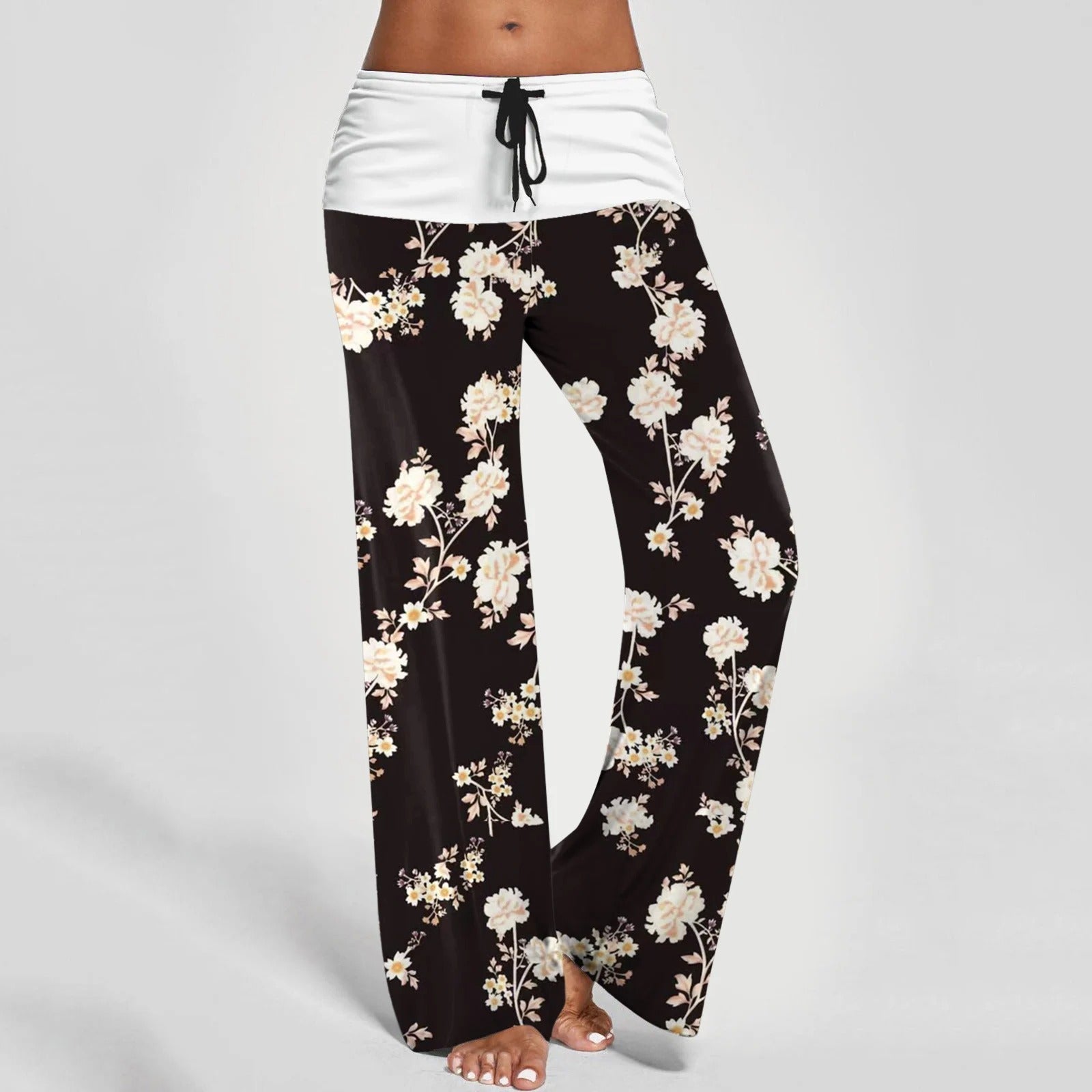 Damesbroek Hoge Taille Stretch Comfortabele Fit - StudioMarella
