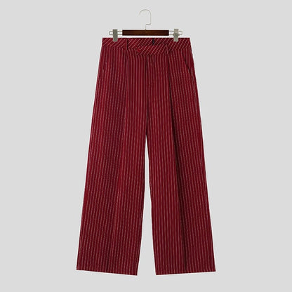 Mannenbroek Comfortabele Hoge Taille Stof