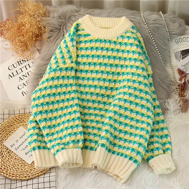 Damestrui Losse O-Hals Casual Trui