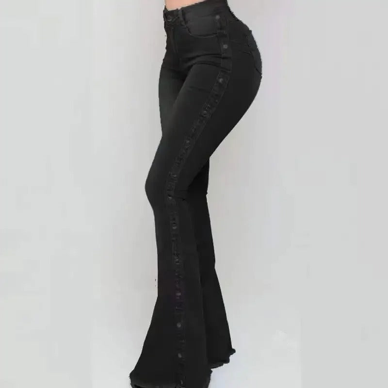 Hoge Taille Stretch Jeans voor Dames Comfortabel
