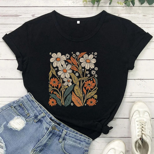 Vrouwen Bloemen Shirt Bloemige Zomer Jurk Stijl - StudioMarella
