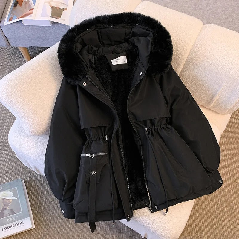 Waterdichte Fleece Jas met Capuchon Warm en Gevoerd