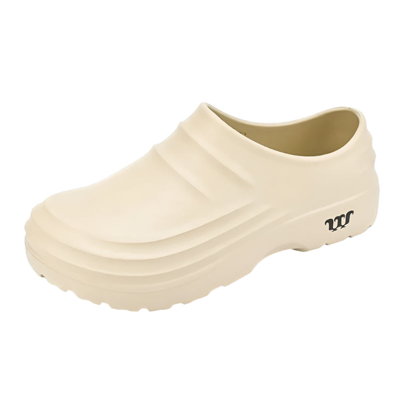 Antislip Werkschoenen voor Professionals — Oliebestendige Slip-On Koksschoenen voor Heren en Dames — Lichtgewicht Veiligheidsschoenen Keuken Zomer