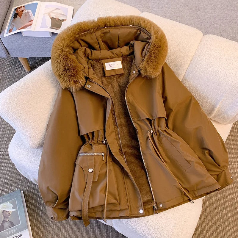 Waterdichte Fleece Jas met Capuchon Warm en Gevoerd