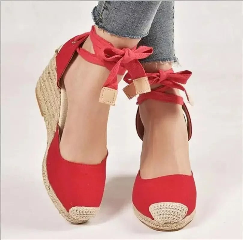 Dames Zomersandalen met Veters Comfortabele Schoenen