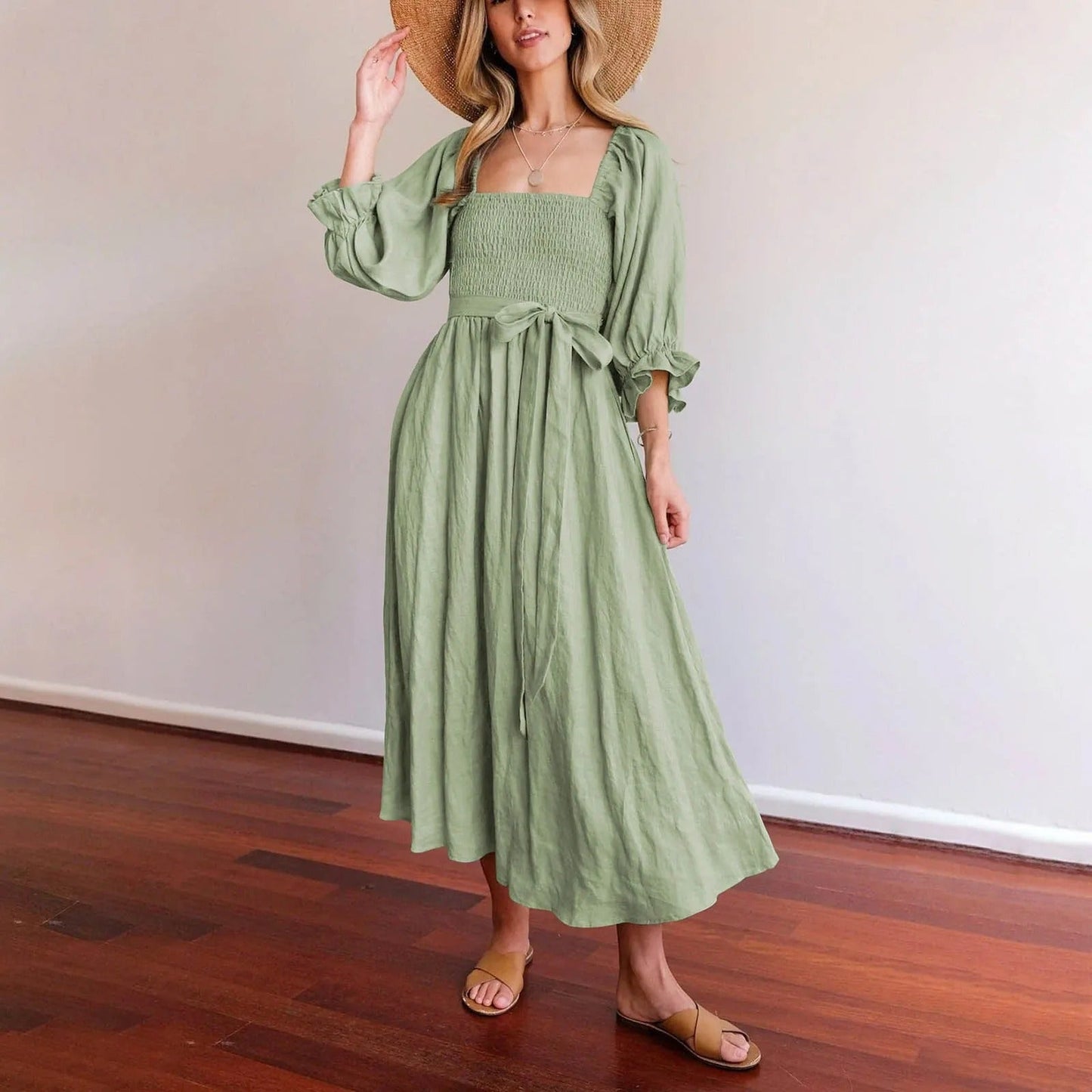 Korte Damesjurk Elegante Zomerjurk voor Vrouw