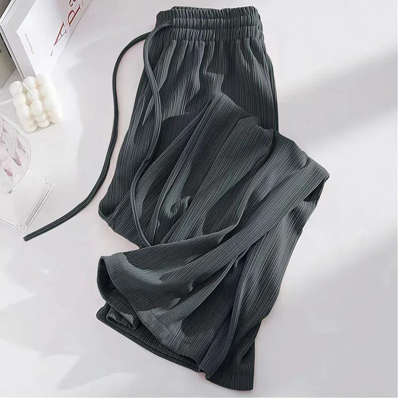 Wijde Luxe Broek van Hoogwaardige Stof