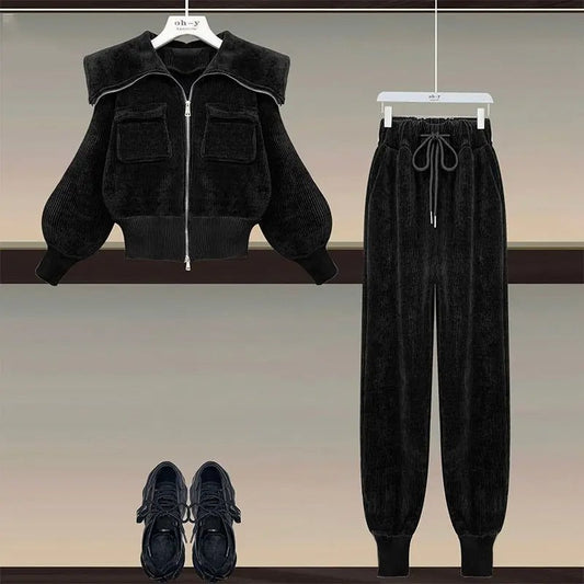 Corduroy Broek Set met Polo Shirt voor Heren - StudioMarella