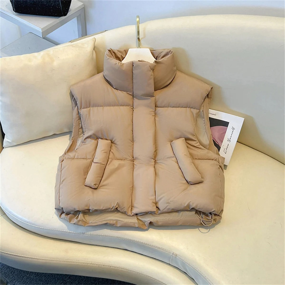 Dames Vest Winddicht Waterafstotend Kort Model - StudioMarella