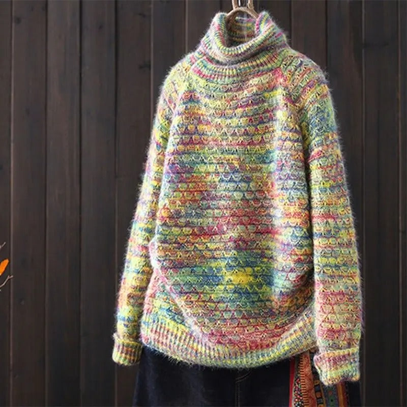 Vrouwelijke Trui Gebreid Casual Stijl