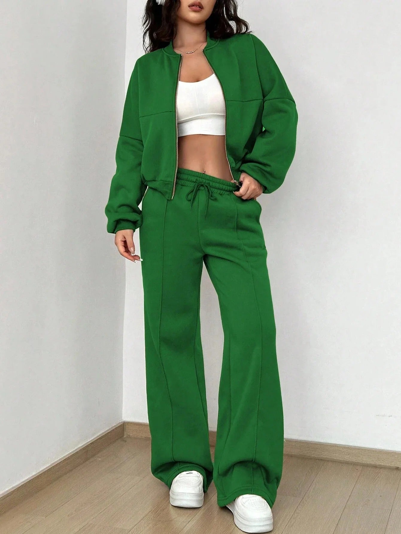 Dames Bomberjack Set 2-Delig Sportief Design - StudioMarella