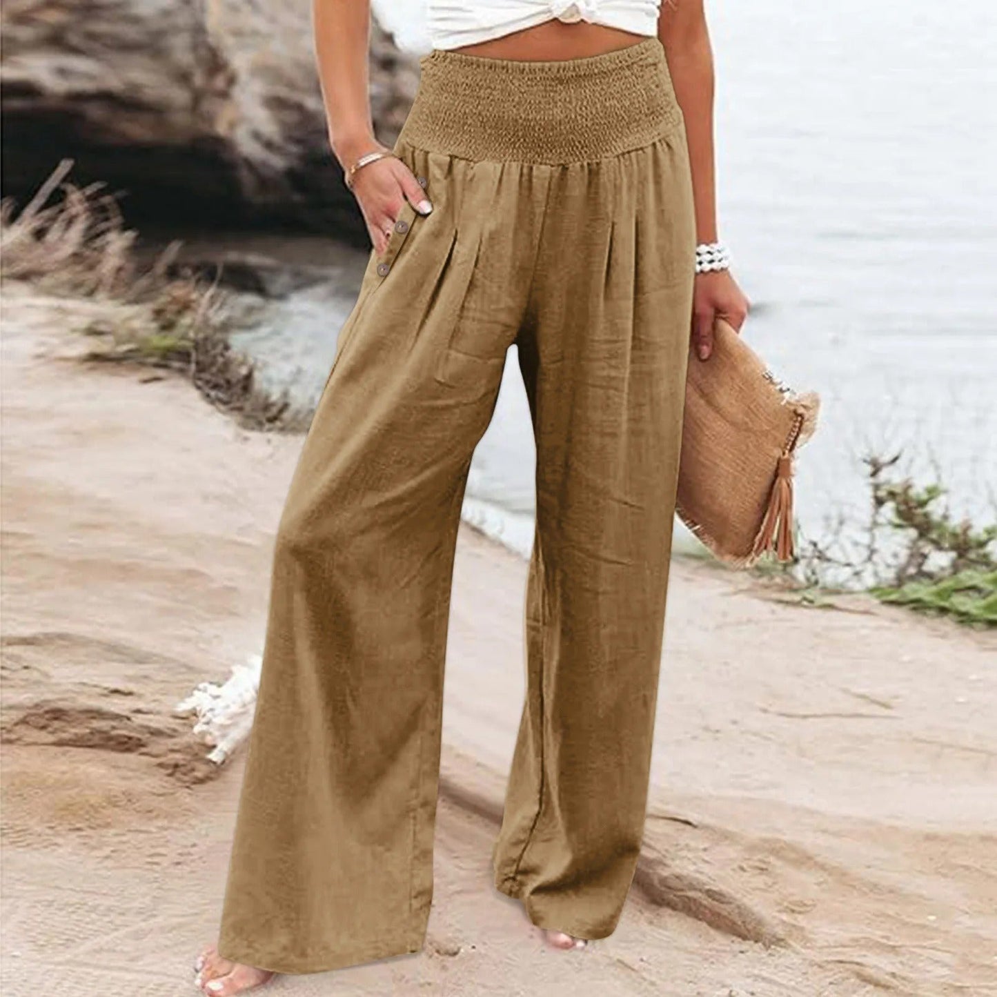 Vrouwen Zomerbroek Luchtig en Comfortabel