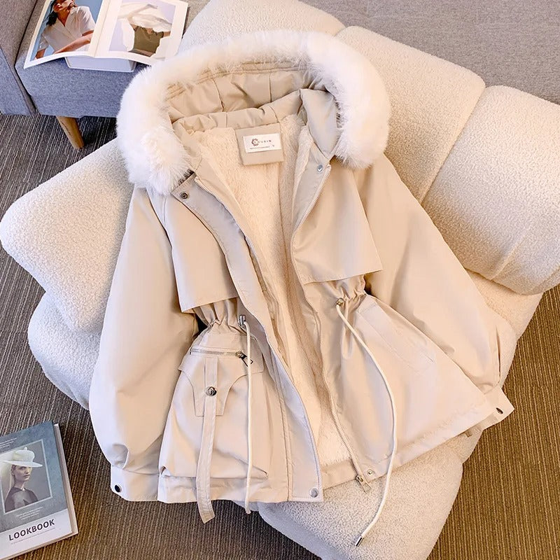 Waterdichte Fleece Jas met Capuchon Warm en Gevoerd