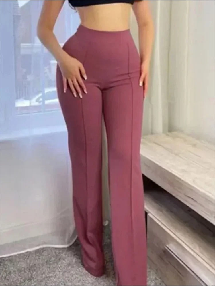Dames Broek Wijd Uitlopende Slanke Stijl
