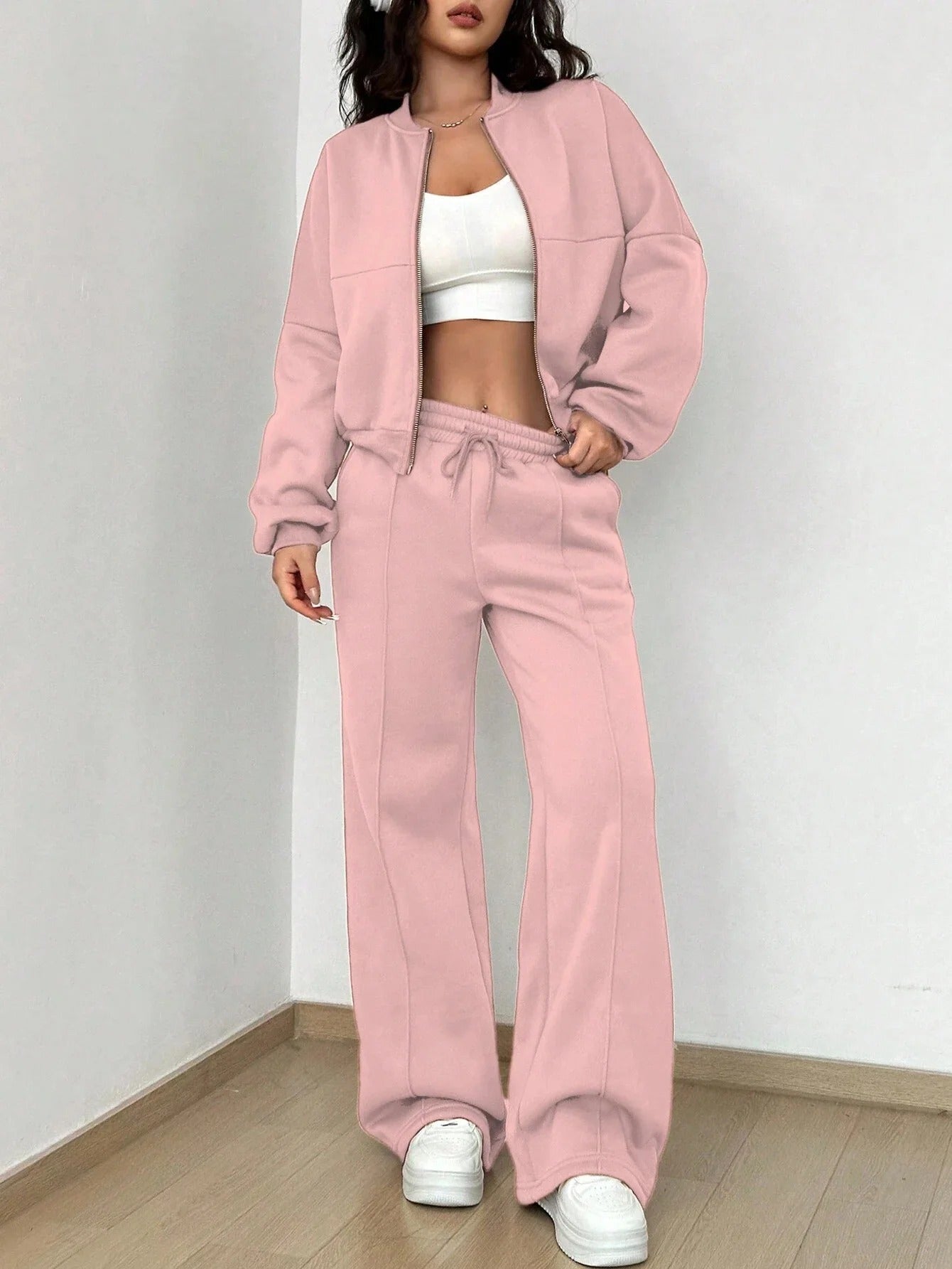 Dames Bomberjack Set Tweedelig Joggingpak